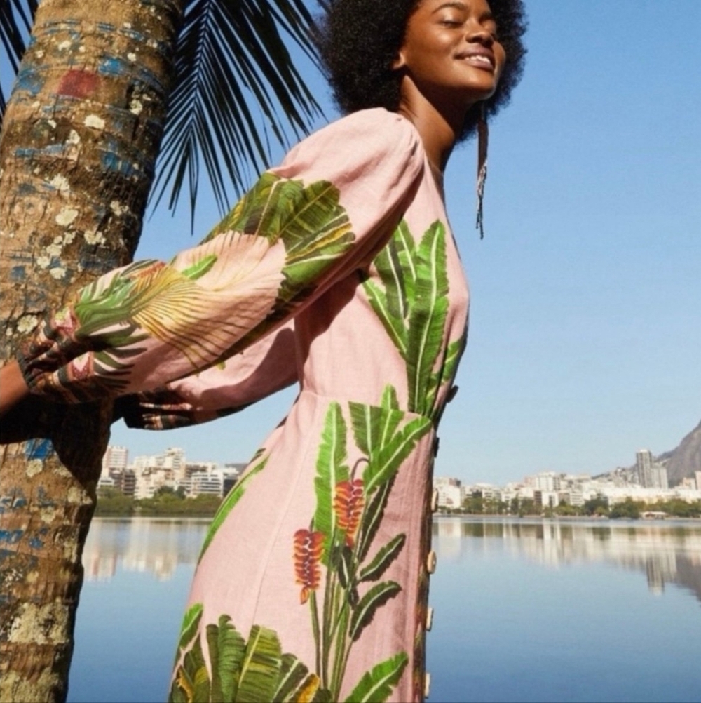 NWOT FARM RIO | $275 Amazonia Forest Maxi Dress - Picture 6 of 6